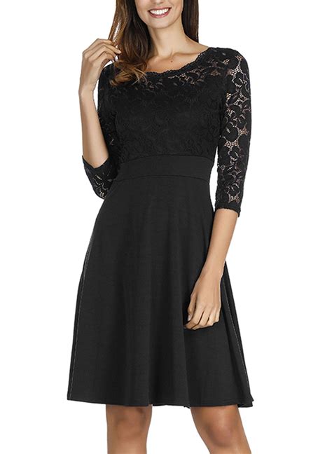 amazon 3/4 sleeve dresses|3 4 sleeve dresses formal.